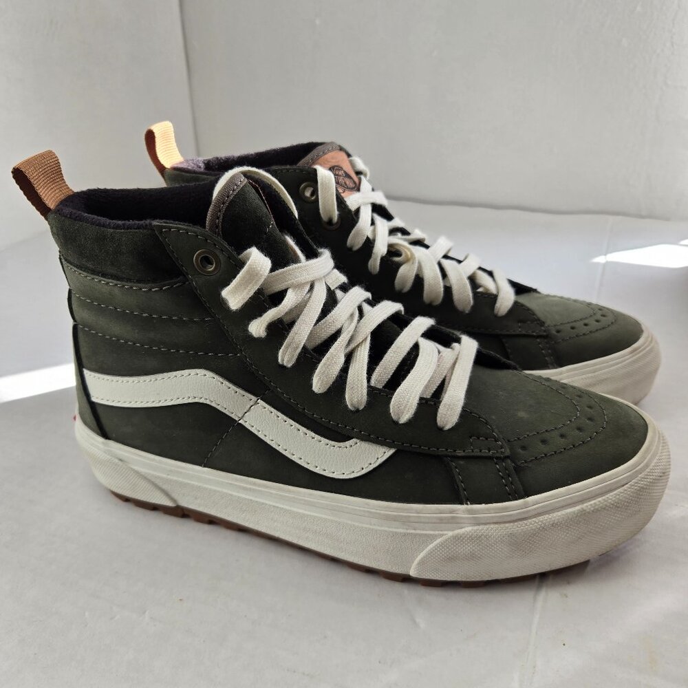 Authentic Vans Off The Wall Boots Green Size 6.5 Men 8.0 Women